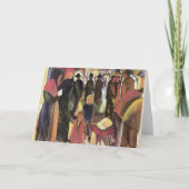 Abschiedsgemälde von August Macke Karte (Vorderseite)