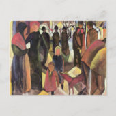 Abschiedsgemälde von August Macke Postkarte (Vorderseite)