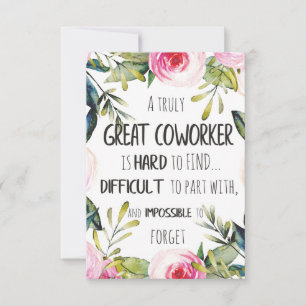 Abschiedsgeschenk für Kollegen Geschenk zum Abschi Dankeskarte