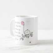Abschiedsgeschenk Personalisiert für Frauen Niedli Kaffeetasse (Vorderseite Links)
