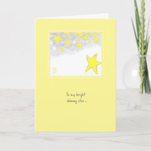 Abschiedsgruß Twinkle Stars Karte