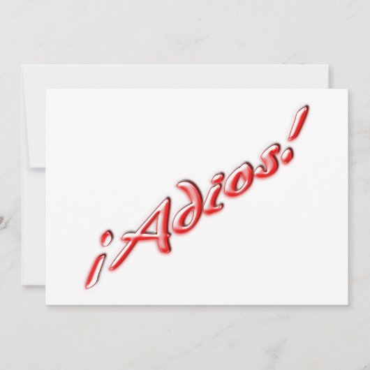 Abschiedskarte Einladung (Vorderseite)