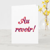 Abschiedskarte Karte (Gelbe Blume)