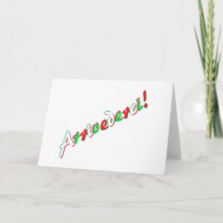 Abschiedskarte Karte