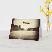 Abschiedskarte Karte (Gelbe Blume)