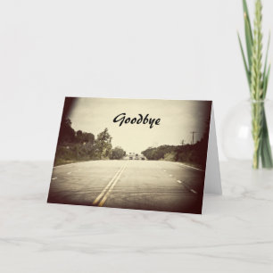 Abschiedskarte Karte