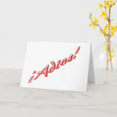 Abschiedskarte Karte (Gelbe Blume)