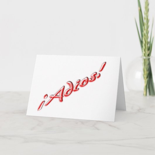 Abschiedskarte Karte (Vorderseite)