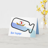 Abschiedskarte Karte (Gelbe Blume)