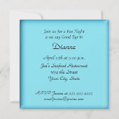 Abschiedskarte Party Einladung gut Bye (Rückseite)