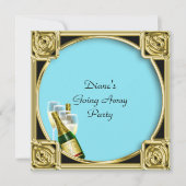 Abschiedskarte Party Einladung gut Bye (Vorderseite)