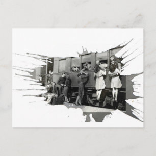Abschiedskuss Postkarte