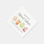 Abschiedsparty-Banner, Lustige Abschiedsparty Serviette (Ecke)