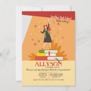 Abschiedsparty fürs College Einladung