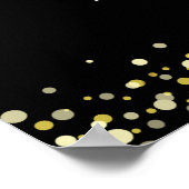 Abschiedsparty-Willkommensschild Poster (Ecke)