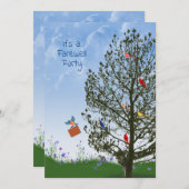 Abschiedsrecht-Party Einladung (Vorne/Hinten)