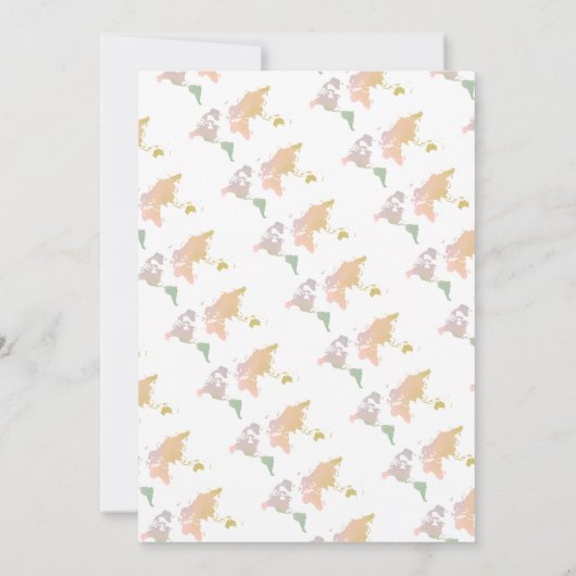 Abschiedsreise mit dem Party Einladung (Rückseite)