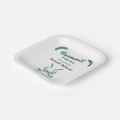 Abschiedsruhe Golf Club Wreath Themed Party Pappteller (Gewinkelt)