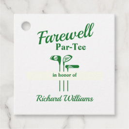 Abschiedsruhestand Golf Clubs Themenparkplatz Par  Geschenkanhänger