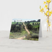 Abschiedsstrecke Karte (Gelbe Blume)