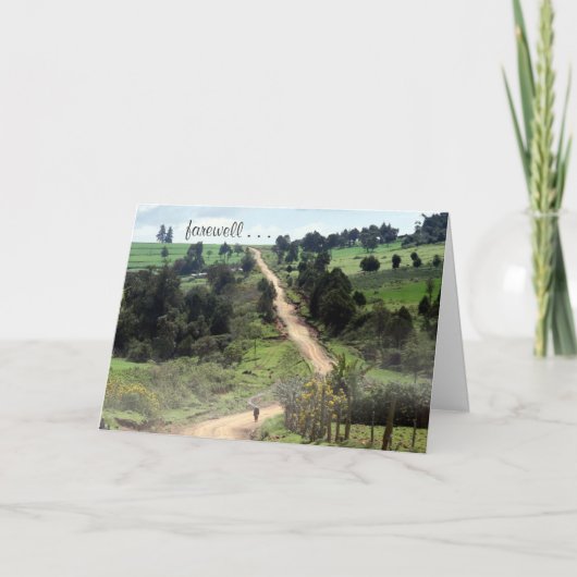 Abschiedsstrecke Karte (Vorderseite)