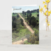 Abschiedsweg Karte (Gelbe Blume)