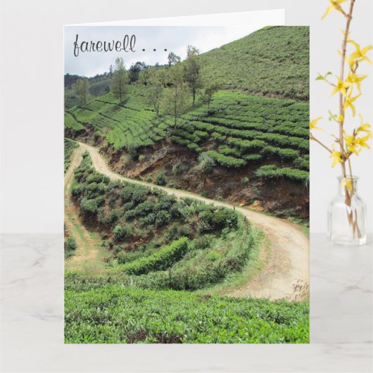 Abschiedswege Karte (Gelbe Blume)