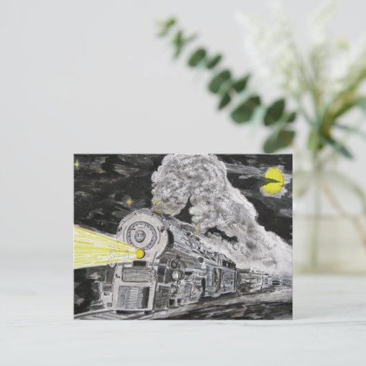 Abschiedszeit Postkarte (Stehend Vorderseite)