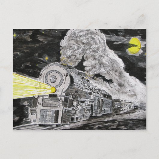 Abschiedszeit Postkarte (Vorderseite)