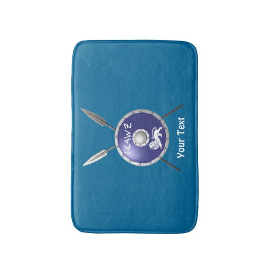 Abschirmung und Speere Badematte (Vorderseite Vertikal)