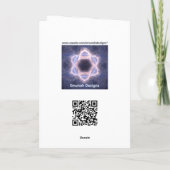 Abschirmung und Speere Feiertagskarte (Rückseite)