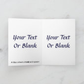 Abschirmung und Speere Feiertagskarte (Innenseite)