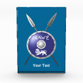 Abschirmung und Speere Fotoblock (Vorderseite)