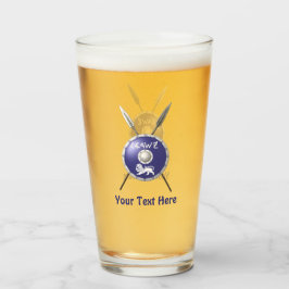 Abschirmung und Speere Glas