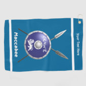 Abschirmung und Speere Golfhandtuch (Horizontal)