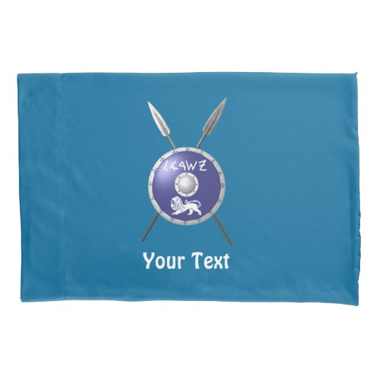 Abschirmung und Speere Kissenbezug (Vorderseite)