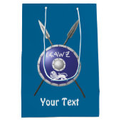 Abschirmung und Speere Mittlere Geschenktüte (Rückseite)