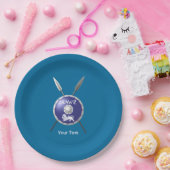 Abschirmung und Speere Pappteller (Party)