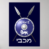 Abschirmung und Speere Poster (Vorne)