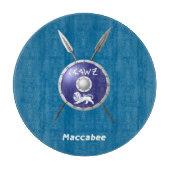 Abschirmung und Speere Schneidebrett (Vorderseite)