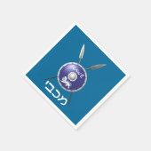 Abschirmung und Speere Serviette (Ecke)