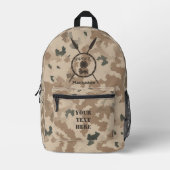 Abschirmung und Speere - Wüste Bedruckter Rucksack (Vorderseite)