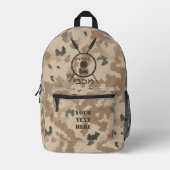 Abschirmung und Speere - Wüste Bedruckter Rucksack (Vorderseite)