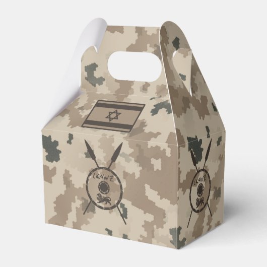 Abschirmung und Speere - Wüste Geschenkschachtel (Rückseite)