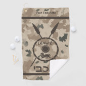 Abschirmung und Speere - Wüste Golfhandtuch (Insitu)