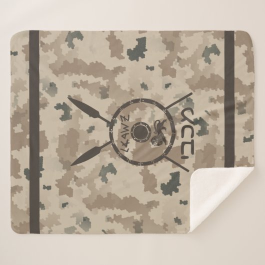 Abschirmung und Speere - Wüste Sherpadecke (Vorderseite (Horizontal))