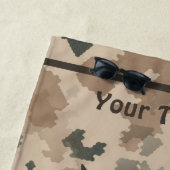 Abschirmung und Speere - Wüste Strandtuch (Beispiel)