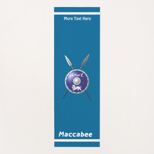 Abschirmung und Speere Yogamatte (Vorderseite)