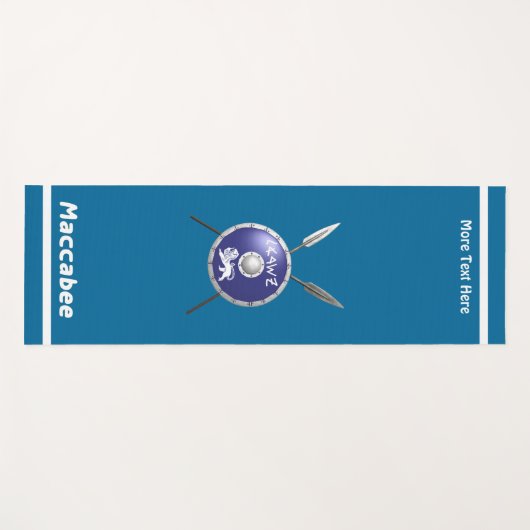 Abschirmung und Speere Yogamatte (Vorderseite (Horizontal))