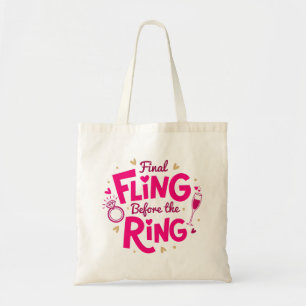 Abschlag vor dem Ring Pink Tote Beutel Tragetasche